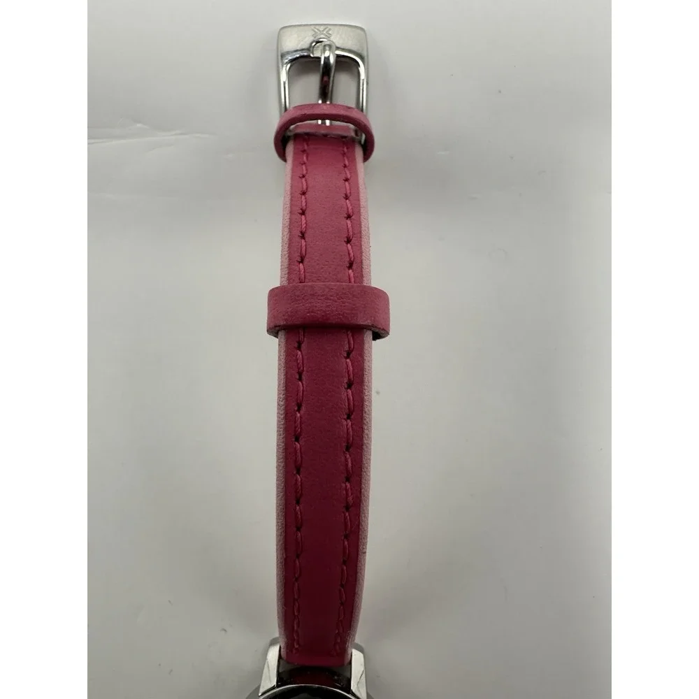 Skagen Steel 345SSLP Ladies Slim MOP‎ Watch New Battery 19MM 7.25